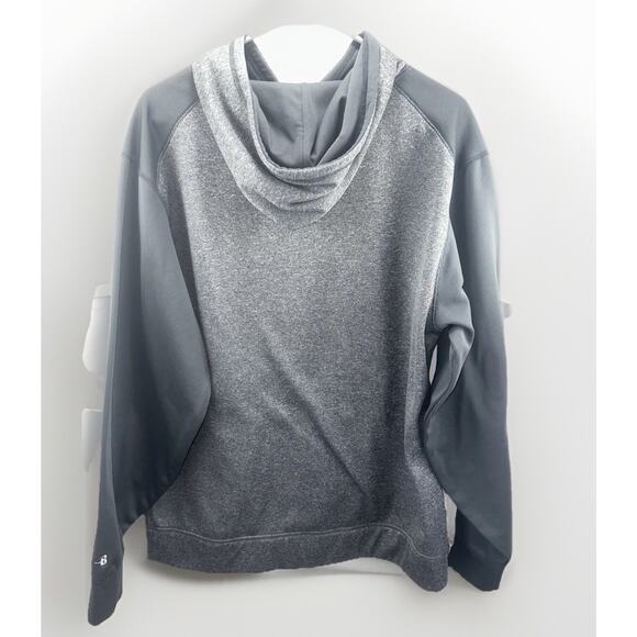 Ohio Bobcats Hoodie Men’s Medium Gray Pullover Sweatshirt Badger Sports - Picture 2 of 8